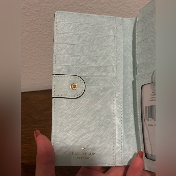 Kate Spade Teal wallet - Picture 7 of 7